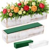 Dandat 2 Set Wood Boxes for Centerpieces 16x4 Inch Rectangle