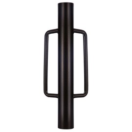Urban Deco Fence Post Driver with Handle Steel Head Fence Post Driver 24 Inch Post Driver/Rammer Brown Hand Post Pounder