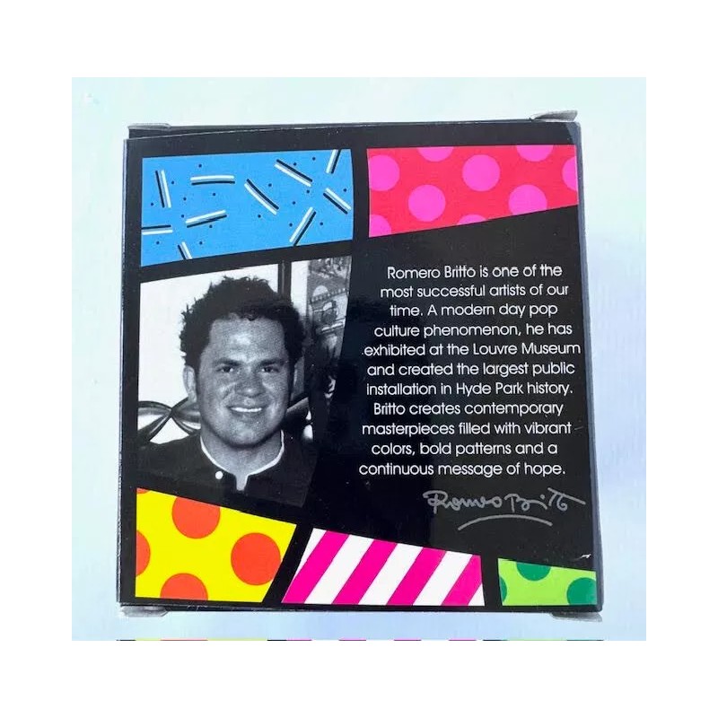 ROMERO BRITTO MINIATURE FIGURINE: "INDIA" ELEPHANT ** NEW **