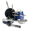 Blue Diamond 11 Piece Cookware Set, Diamond Infused PFAS &
