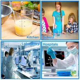 Measuring Cylinders 250ml Plastic Graduated Cylinder, Plastic Measuring Cylinder, Transparent Plastic Graduated Cylinder, Laboratory Measuring Tool, Liquid Volume Measuring Tool 1Pc