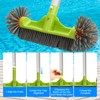 Pool Brush Head with Round Ends, 12.5'' High-Efficiency Pool Brush
