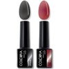 Calapia One Step Perfect Gel Syrup Gel Nail Set, 1 set, 03. Shadow + Wine / 칼라피아 원스텝 퍼펙트젤 시럽 젤네일 세트, 1세트, 03. 쉐도우+와인
