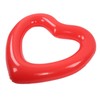 Heart Shaped Swimming Circle 120cm Thick Tear Resistant PVC Material