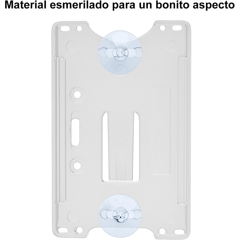 10 Pcs Portatarjeta Carro, SHANDABULIU Tarjetero para Coche con Ventosa,