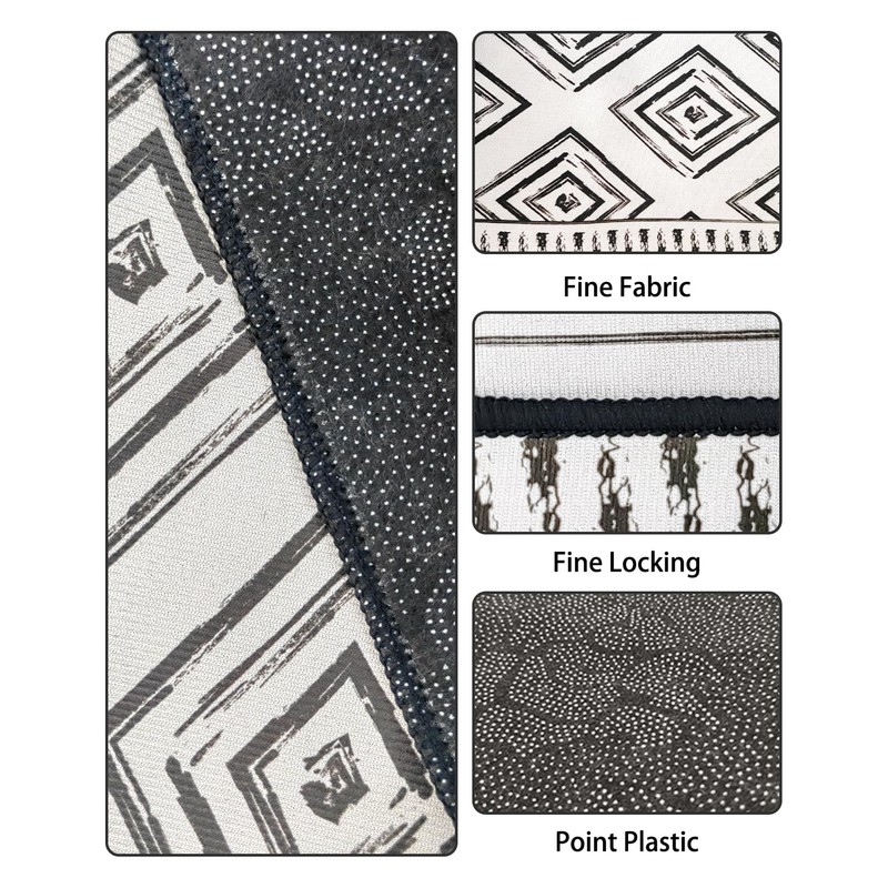BNOSDM 79" X 55" Washable Bunny Cage Liners Large Rug