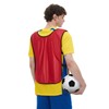 TopTie Scrimmage Training Vests Soccer Bibs Set of 6-Green-XL