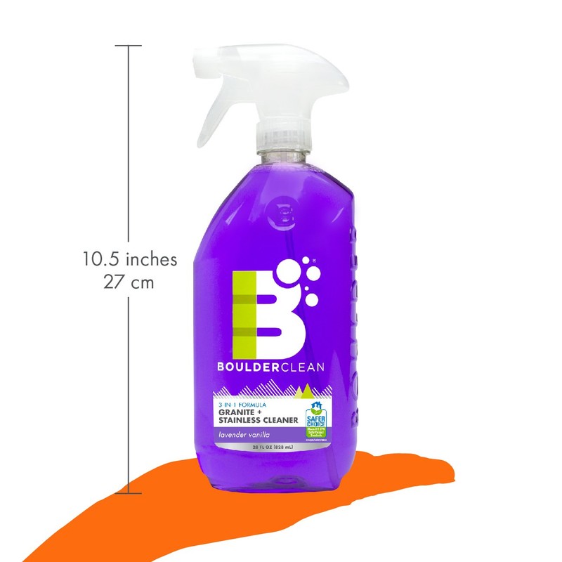 Boulder Clean Lavender Vanilla Granite & Stainless Steel Cleaner, 28
