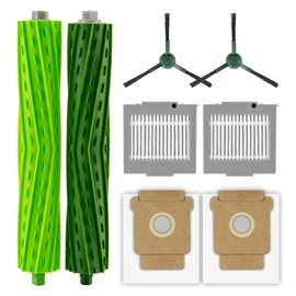 Paquete de 8 piezas de repuesto Max 705 Vac compatibles con aspiradora robot iRobot Max 705 Vac, 2 cepillos de rodillo, 2 cepillos laterales, 2 filtros HEPA, 2 bolsas de polvo, kit de accesorios