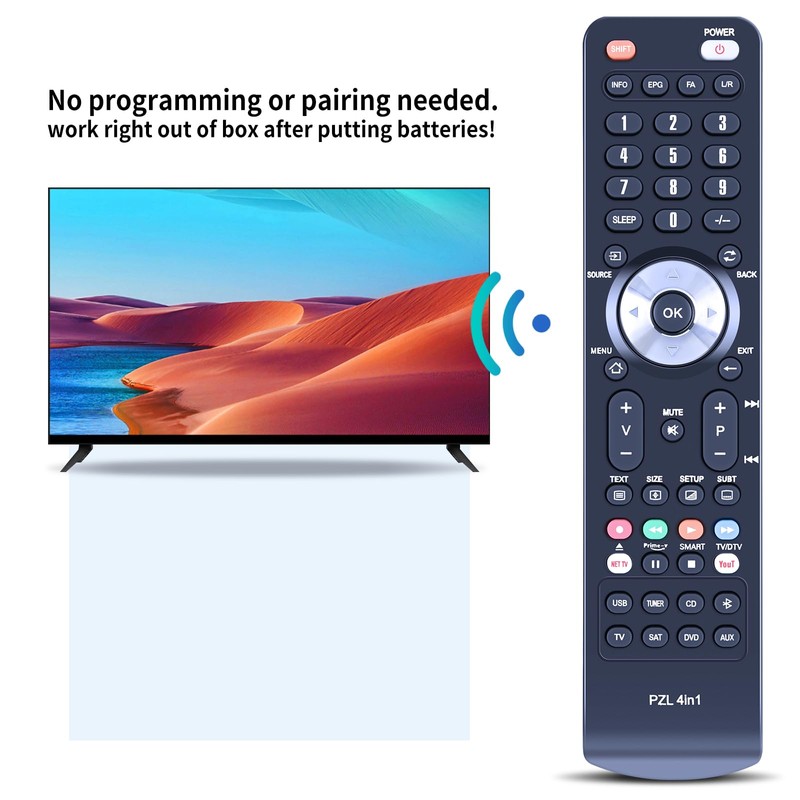 Replacement Remote Control RC1040 for SEG Universal Kendo Medion Tevion