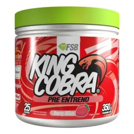 Pre Entreno King Cobra Fsb 350 Gr 25 Servicios Pre Work Sabor Berry Bliss                                                                             