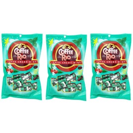 Adams & Brooks Coffee Rio Coffee Candy Pack of 3 – Coffee Caramels 5.5 Ounces – Made with Real Coffee and Cream, Kosher Candy (Irish Creme Mint)