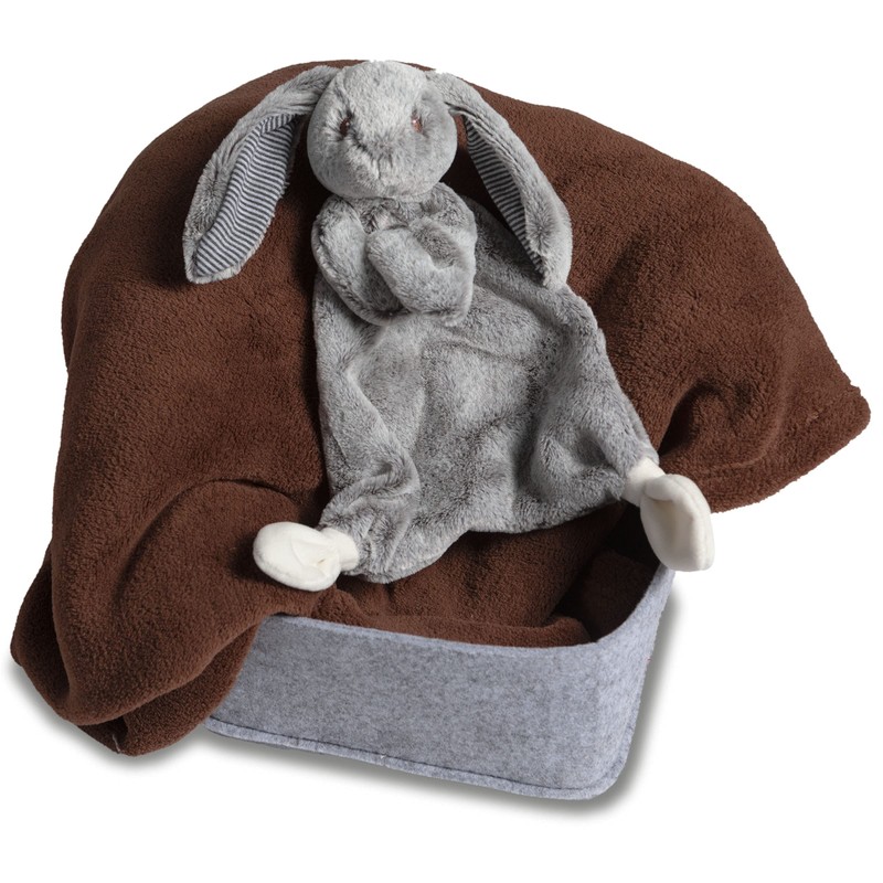 Mary Meyer - Silky Bunny Lovey 13" - Grey