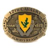 US Army 12th Cavalry Regiment, Semper Paratus DUI Crest Brass