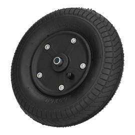 200x50cm 8in Inflatable Wheelchair Front Wheels Electric Wheelchair Front Tire Skidproof Rubber Wheels Electric Chairs Scooter Caster Assembly Accessories Pipe Hole 9mm