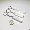 Selenite Crystal Keychain, Selenite Gemstone Keychain - PACK WITH 10