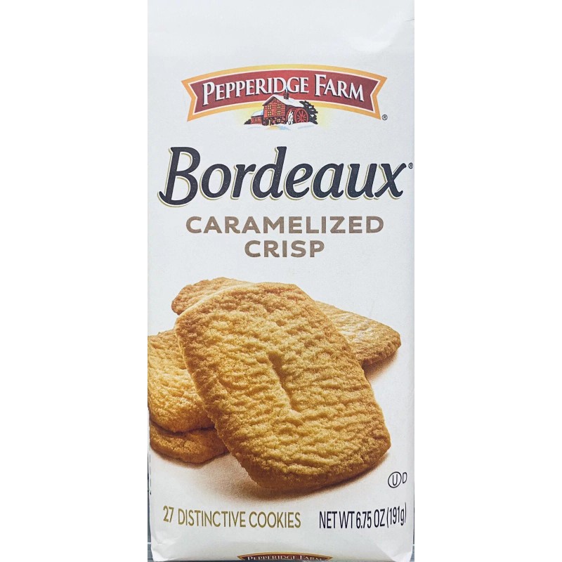 Pepperidge Farm 5x Pepperidge Farm Bordeaux CARAMELIZED CRISP Cookies 6.75