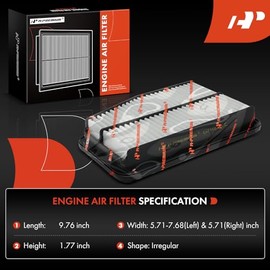 A-premium 2 Piezas Filtro de Aire de Motor Compatible con Kia Stinger 2018-2023 y Genesis G70 2019-2023, 3.3l, Reemplazo# 28113J5300