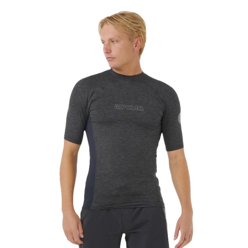 RIP CURL Mens Dawn Patrol Performance UPF Short Sleeve Rash