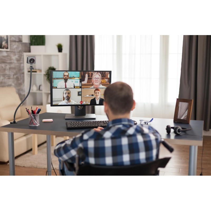 AceTaken 25'' Webcam-Stand Clamp Mount Holder Compatible with OBSBOT Tiny