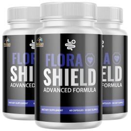 Pelican Vitamins Flora Shield- Oral & Digestive Support- 3 Bottles- 180 Capsules