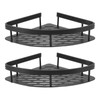 Triangular Shower Shelf Punch Free Rustproof Aluminum Shower Corner Shelf