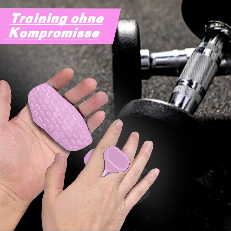 LUMOOM Non-Slip Gym Grips, Grip Padding for Weight Training, Grip