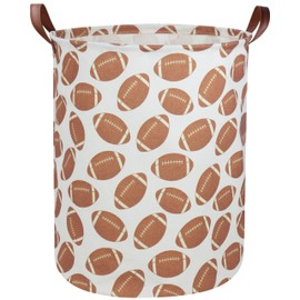 DDBASKET Kids Laundry Hamper Football Hamper for Nursery Boy Clothes Hamper Cute Kids Toys Storage Bin Organizer Football Room Decor for Home(Football)