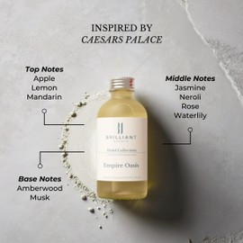 Brilliant Scents Brilliant Scents Diffuser Oil Refill, Inspired by Caesars Palace, Hotel Series Aroma Scents, Essential Oils Set for Home, Fragrance Oil for Candle Making, Home, 50 ML, Empire Oasis