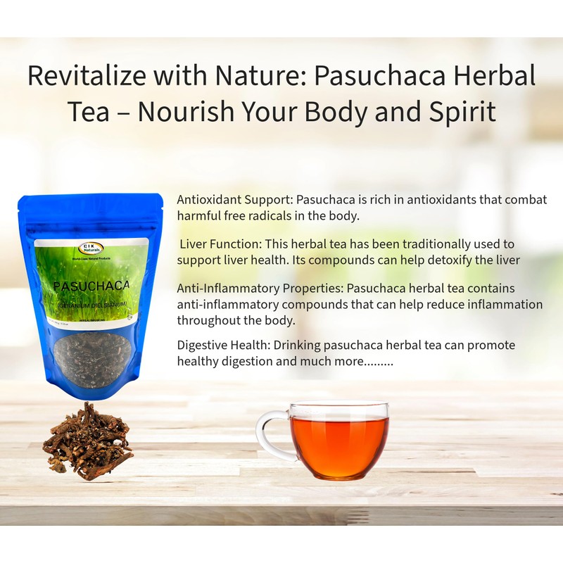 CIK Naturals Pasuchaca Herbal Tea - (100g) Herbal Infusions Zip-lock