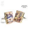 Kidnapped R. L. Stevenson Clay Mini Book Cufflinks Pair Set