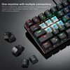 Mechanical Keyboard for Bluetooth Wireless DualMode RGB 61Key Computer Accessories