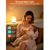 kismee Children's Night Light, Bedside Lamp with Touch Control, Dimmable,Timer