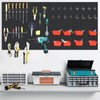 Daanxw 158PCS Metal Pegboard Kit with Hooks for Wall Garage