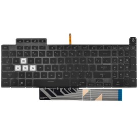 Replacement Backlit Keyboard for ASUS TUF A15 F15 FA507 FX507 FX507R A17 FA707 F17 FX707 & TUF Dash F15 FX517 Series Laptop with Per-Key RGB Colorful Keyboard US Layout