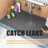 TigeJoy 19" x 19" Under Sink Mats for Kitchen Waterproof,