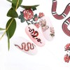 IBDI Snake and Flower nail Decals/Sliders for manicure or pedicure,