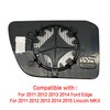 Left Driver Side Mirror Glass Heated Without Blind Spot Detection