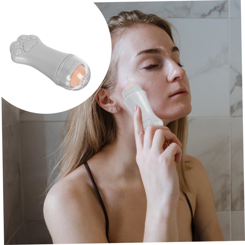 Minkissy 1pc Volcanic Stone Oil Control Roller Adorable Craw Design