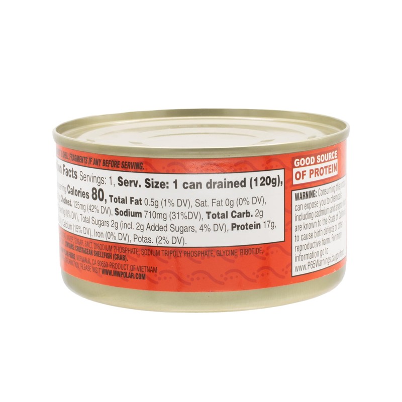 MW Polar Salad Crab Meat, Minced, Perfect for Dips, Ceviche,