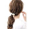 VingTAINE H7379 Enamel Twist Ribbon Pony Hook Hair Cuff, Cute,