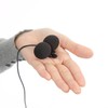GONKISS Headset Microphone Windscreen Pin Mic Large Loudspeaker 5pcs Black