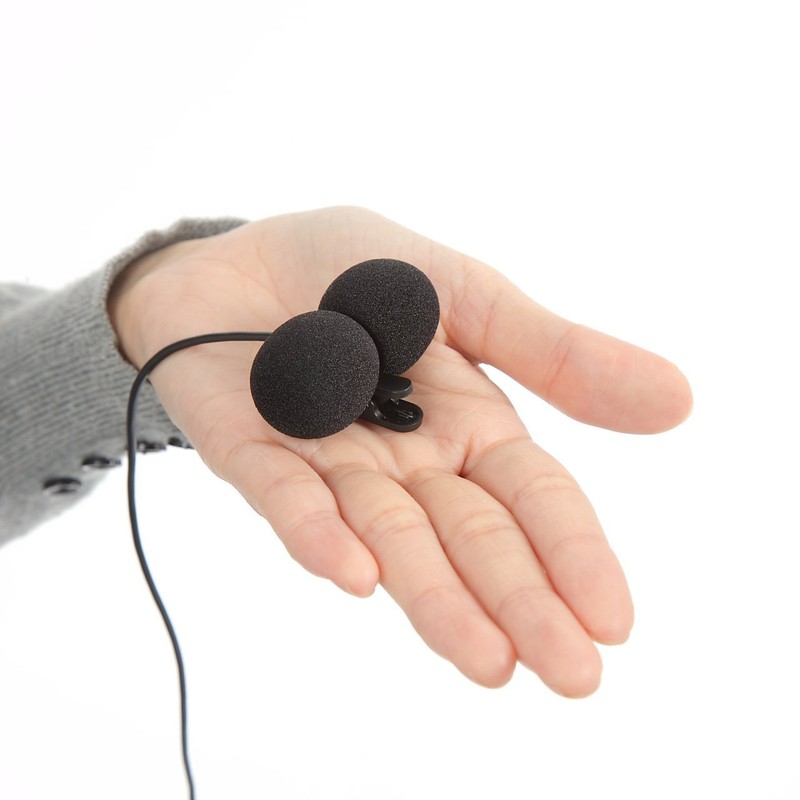 GONKISS Headset Microphone Windscreen Pin Mic Large Loudspeaker 5pcs Black