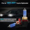 XFLHEHD Highlander Halogen Headlight Bulbs Fits For 2011-2019 Toyota Highlander