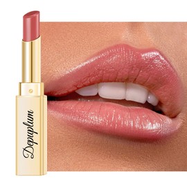 Depuplum Nude Pink Lipstick for Women Hydrate Cream Lipstick Moisture Lip Gloss Sheer-Medium Coverage Shine Tinted Lip Balm for Dry Lips, DM95 Nude Pink