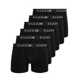Tazzio BS1010 Men's Boxer Shorts Pack of 6, black, M