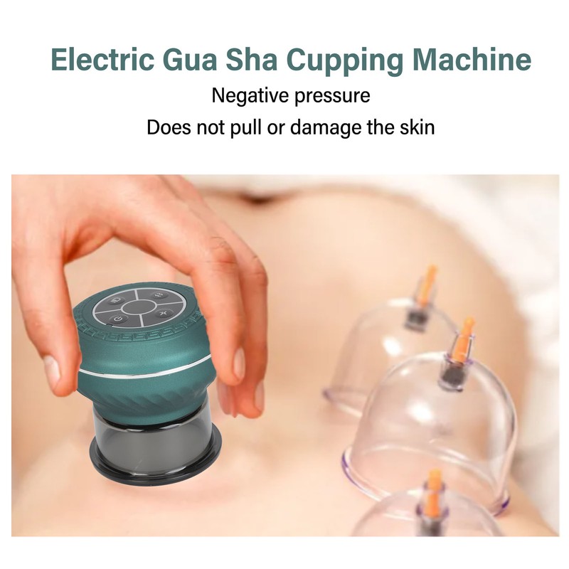 Electric Cupping Device Smart Heating Cupping Massager 12 Gears Acupoint
