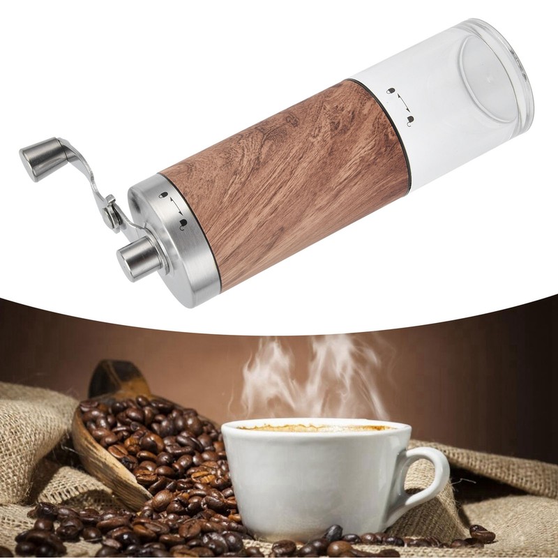 Coffee Grinder Adjustable Thickness Ergonomic Handle Portable Manual Coffee Grinder