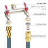 Mdlufee 3/4 Inch Brass Tap Splitter 2 Way, Hose Tap