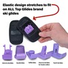Top Glides GlidePads Walker Ski Glide Covers - 3 Pairs